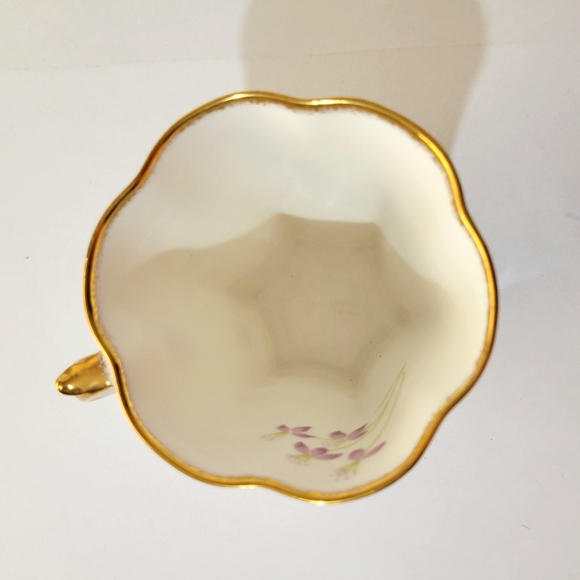 Royal Crown Staffordshire England  Fine Bone Handcrafted China Flower Mug - Picture 4 of 10